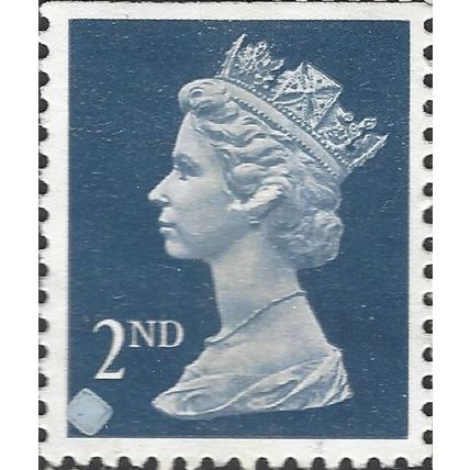 GB, QE II, Machin, dark blue 1990, 2nd, #3