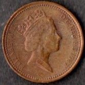 Coins. Decimal New Penny 1987
