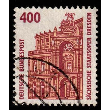 Germany 1991 Bundespost Tourism Sightseeing 400Pfg Used P&S Stamp.