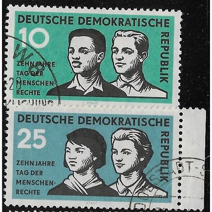 1958 Michel 669/670 - fine used (o)