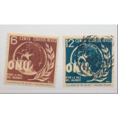 Mexico Stamps Scott #814 To 815, Used, #814 Is MH
