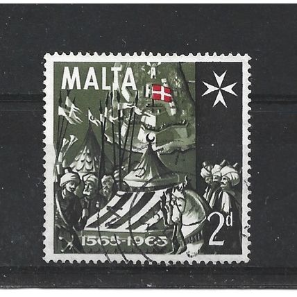 Malta.SG352 2d Turkish Camp.Fine Used.Apr25a