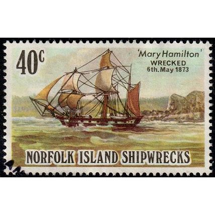 Norfolk Island 1982 Shipwrecks 40c Used Stamp