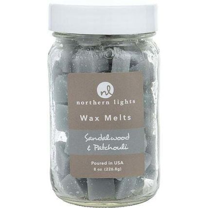 SANDALWOOD & PATCHOULI by Northern Lights SIMMERING FRAGRANCE CHIPS - 8 OZ JA...