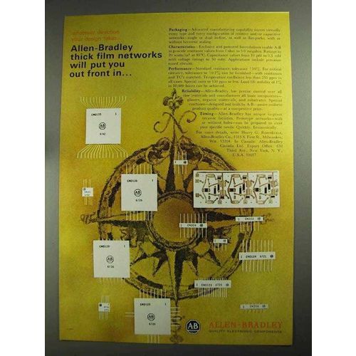 1968 Allen-Bradley Thick Film Networks Ad - Out Front