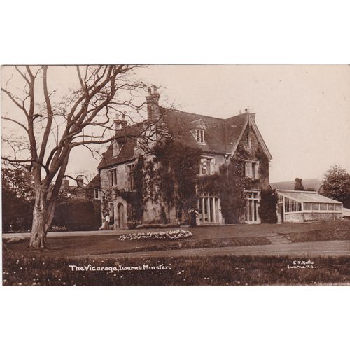 The Vicarage Iwerne Minster Dorset Postcard (Dor76296)