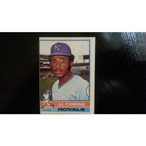 1976 Topps Card # 648 Al Cowens Good (2) Kansas City Royals