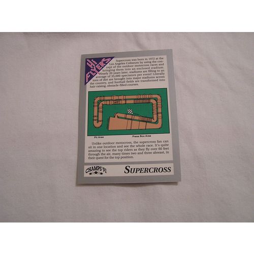 SUPERCROSS 1991 Champs Hi Flyers Motocross NO. 104