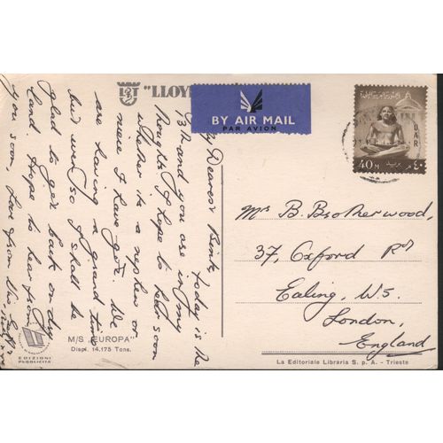 M.S. "Europa" - Passenger Service