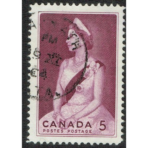 Canada 1964 Royal Visit 5c Reddish Purple SG559 FU