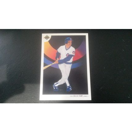 1991 Upper Deck Card # 099 Mark Grace Near Mint (7) Chicago Cubs