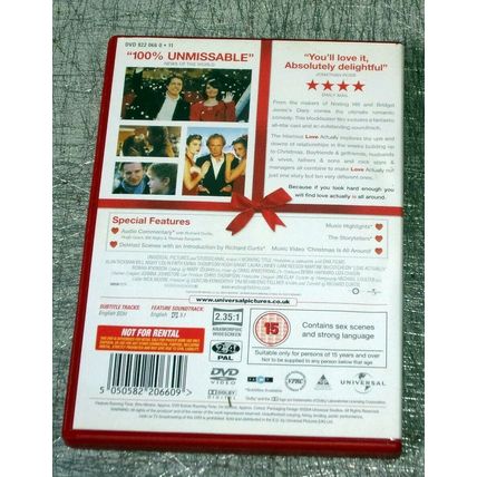 Love Actually (DVD, 2004) Regions 2 and 4