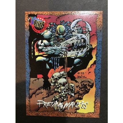 Blackball Comics Trading Cards promo card #P0 Preying Mantis 1994