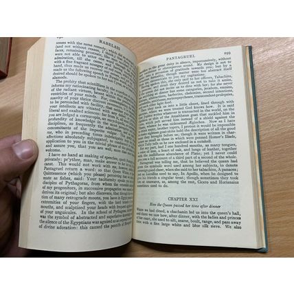 1946 FRANCOIS RABELAIS "GARGANTUA & PANTAGRUEL" VOL 2 FICTION HARDBACK BOOK (P3)