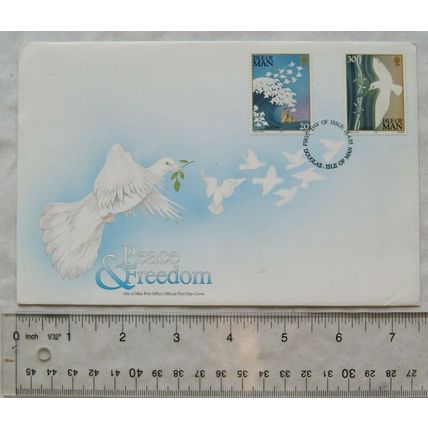 1995 first day cover Peace & Freedom, Isle of Man