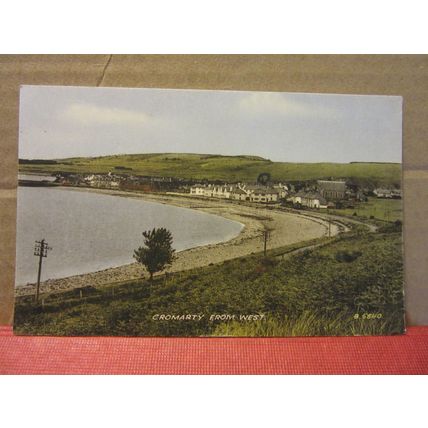 FROM THE WEST, CROMARTY. SCOTLAND used postcard by Valentine 1950s pm =