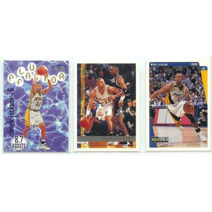 MARK JACKSON 13x card lot incl Blue, Gold Medallion, Sticker