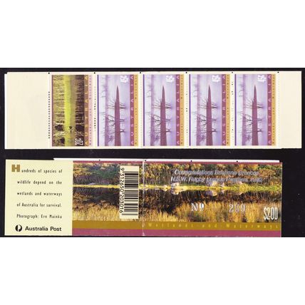 Australia 1992 Wetlands&Waterways $2 Booklet - BRISBANE BROCOS Rugby League'92