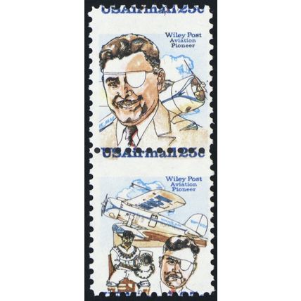 C96a, MNH 25¢ Scarce Misperf Shift Error Freak - Stuart Katz