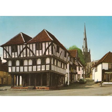 Postcard Guild Hall and Thaxted Church, Essex. Unposted