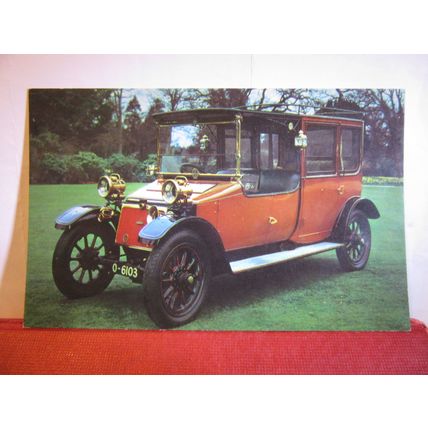 1910 LANCHESTER veteran car vintage unused postcard dated 1969 #