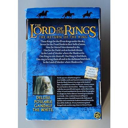 wwe wwf ljn classic superstars 12" the lord of the rings gandalf action figure