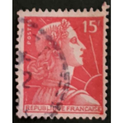 Stamp France SG1238 1955 15Fr Marianne Used