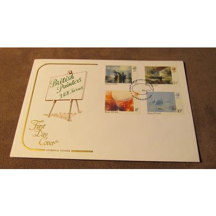 1975 Cotswold GB FDC Cover - British Painters - Turner Paintings