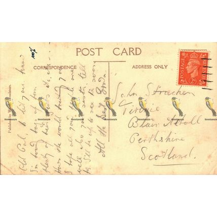 Stone Gap, Broadstairs, Kent, 34255 Wards Colour Postcard, 1940s