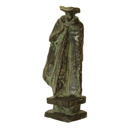 Bronzen beeld Eric Claus : Commedia Dell'Arte | Il Dottore, z.j.