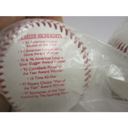 1998 World Series Baseballs Ohtani,Mark McGwire #25,Mark McGwire September 8 #62