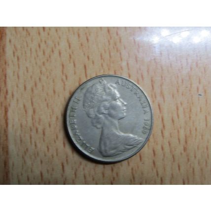 Australia 1969 10 Cents Coin