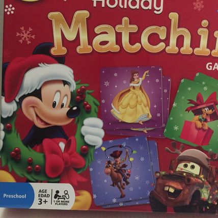 NEW Disney Holiday Matching Game - 72 Cards