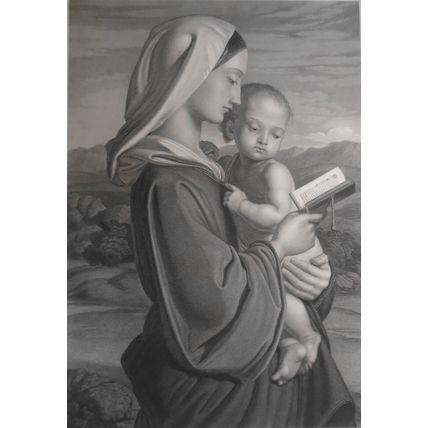 1859 La Vierge Mère, by W. Dyce [TheVirgin Mary].