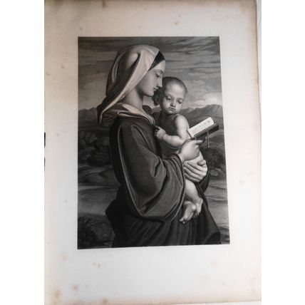 1859 La Vierge Mère, by W. Dyce [TheVirgin Mary].