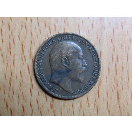 GB 1905 Edward VII Farthing Coin