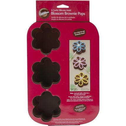 Wilton Brownie Blossom 6 Cavity Mold