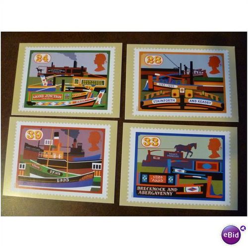 1993 Inland Waterways GB PHQ 154 mint card set Canals