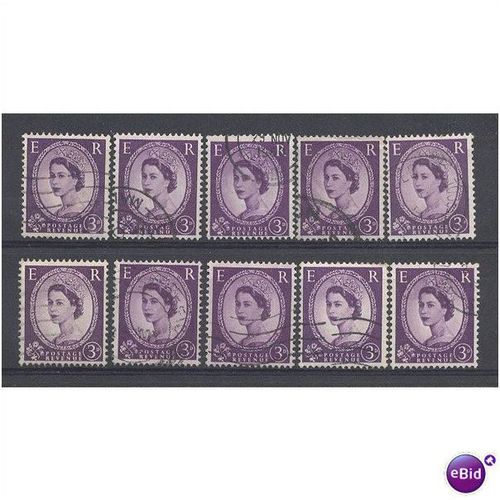 BULK LOT.SG520 3d Deep Lilac x 10.Fine Used.11g1