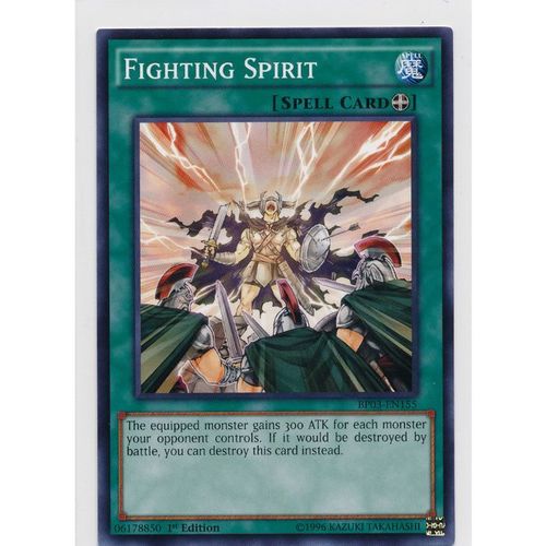 YuGiOh Monster League BP03-EN155 Fighting Spirit 1st Edition