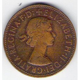 Grande Bretane 1 PENNY 1965