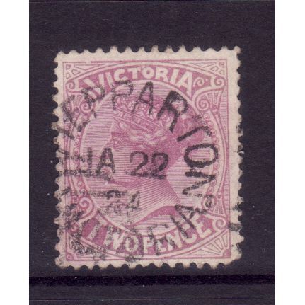 AUSTRALIA VICTORIA 1882 SG211 2d MAUVE FINE USED#4