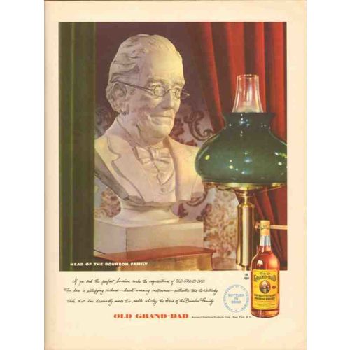 national distillers products 1947 perfect old grand-dad vintage ad