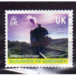 GUE 2001 (UK) 'ALDERNEY RAILWAY ( LITHO)' FINE USED (EBID45-134)