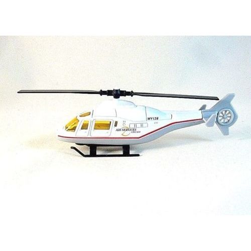 AIR SERVICES-CHICAGO HELICOPTER,WELLY DIECAST HELICOPTER COLLECTOR'S MODEL, NEW