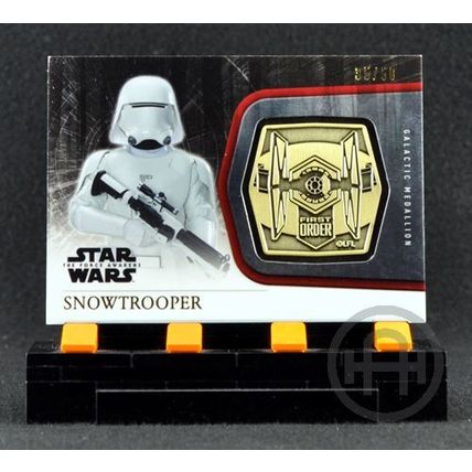 Topps Star Wars The Force Awakens S1 – Medallion – M-46 Gold Parallel 35/50