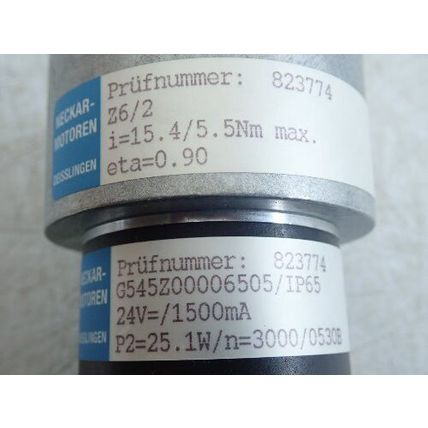 NEW DEISSLINGEN 823774 GEAR DRIVE, PRUFNUMMER 823774,ROOM5