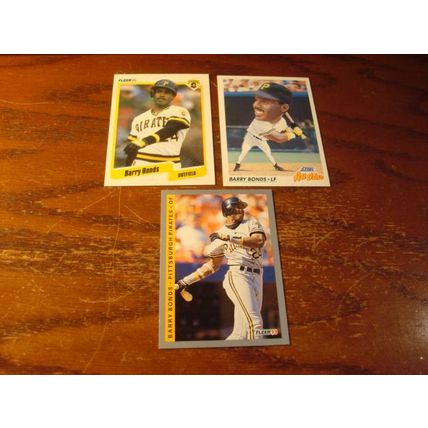 1988-1993, 32-Cards, BARRY BONDS, Giants, Check scans