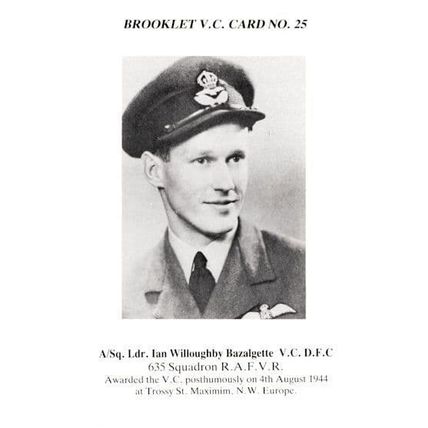 Ian Bazalgette 635 Squadron RAF Victoria Cross WW2 Military Postcard