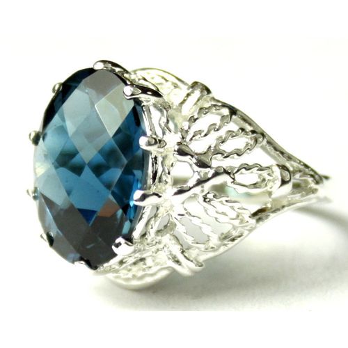 London Blue Topaz, 925 Sterling Silver Ring, SR260